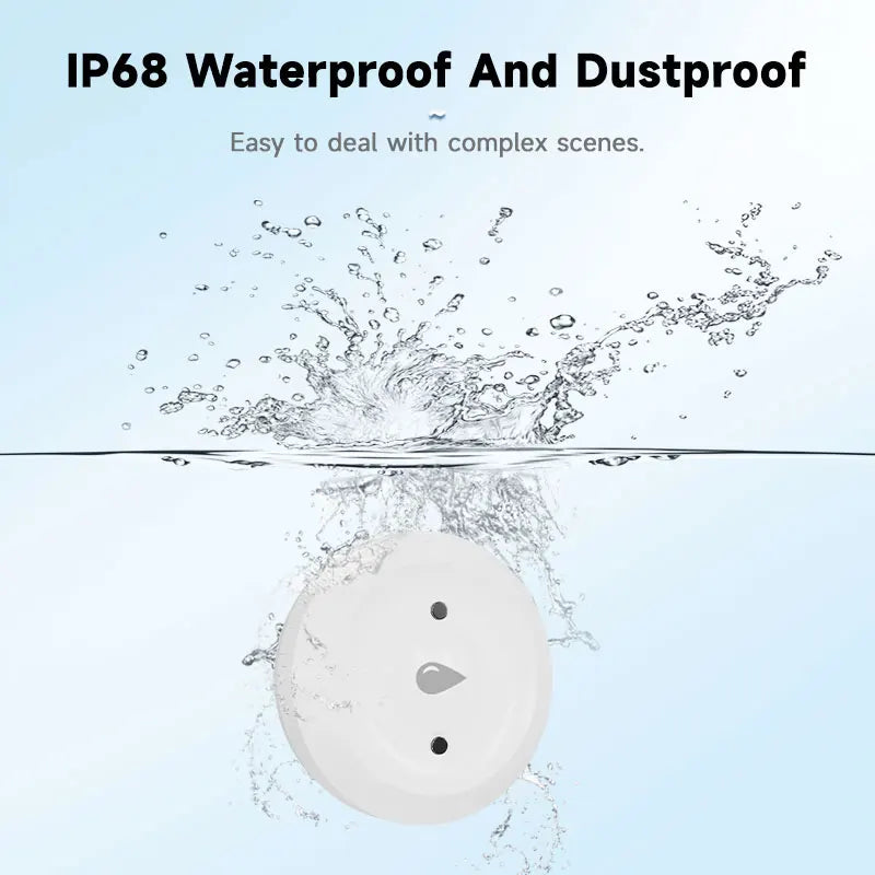 ZigBee Water Flood Sensor - Smart Alarm with Remote Monitoring - ZOOMNSTORE