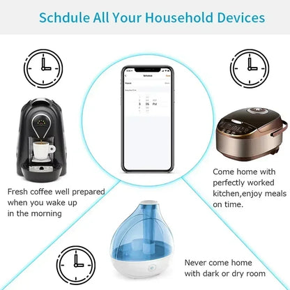 Zigbee Smart Plug - WiFi Smart Socket EU Power Adaptor | Voice Control Outlet - ZOOMNSTORE