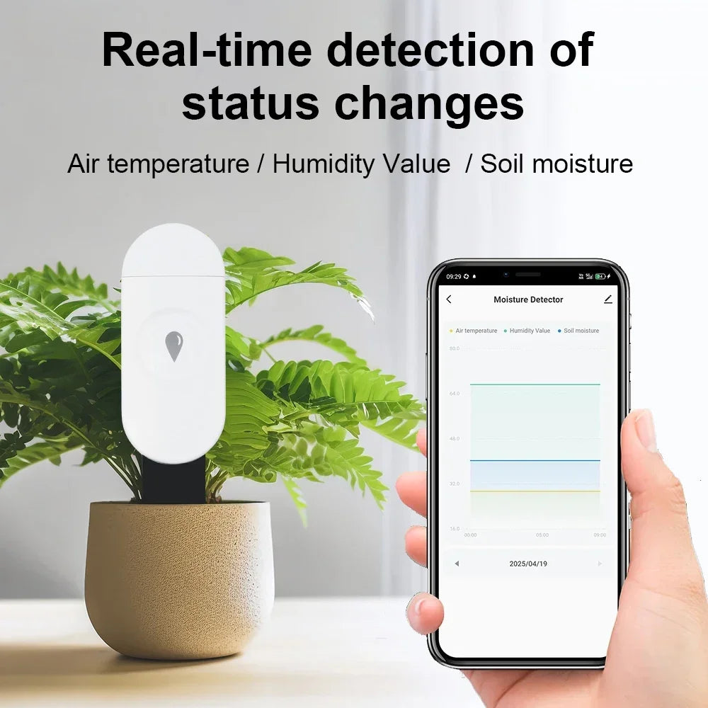 Zigbee Soil Moisture Sensor - Smart Temperature  Humidity Detector for Home Assistant - ZOOMNSTORE