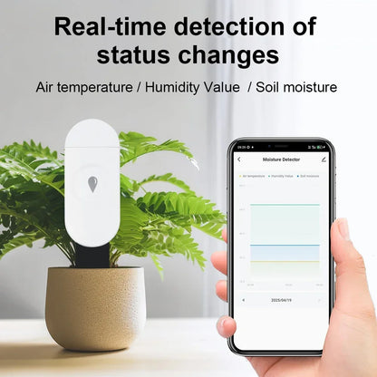 Zigbee Soil Moisture Sensor - Smart Temperature  Humidity Detector for Home Assistant - ZOOMNSTORE