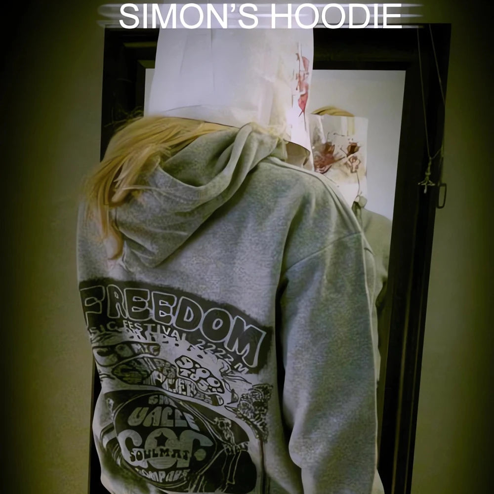 Zipped Hoodie - Simon Henriksson Cry of Fear Cosplay Sweatshirt Trendy Gamer Gift - ZOOMNSTORE