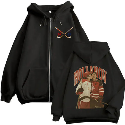 Zipper Hoodies Men - Casual Streetwear Hoodie With Full Opening & Fleece Jacket - ZOOMNSTORE