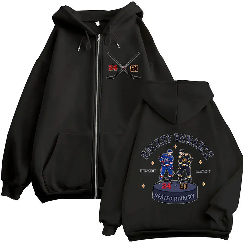 Zipper Hoodies Men - Casual Streetwear Hoodie With Full Opening & Fleece Jacket - ZOOMNSTORE