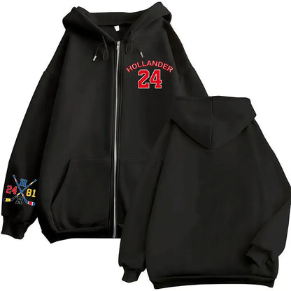 Zipper Hoodies Men - Casual Streetwear Hoodie With Full Opening & Fleece Jacket - ZOOMNSTORE