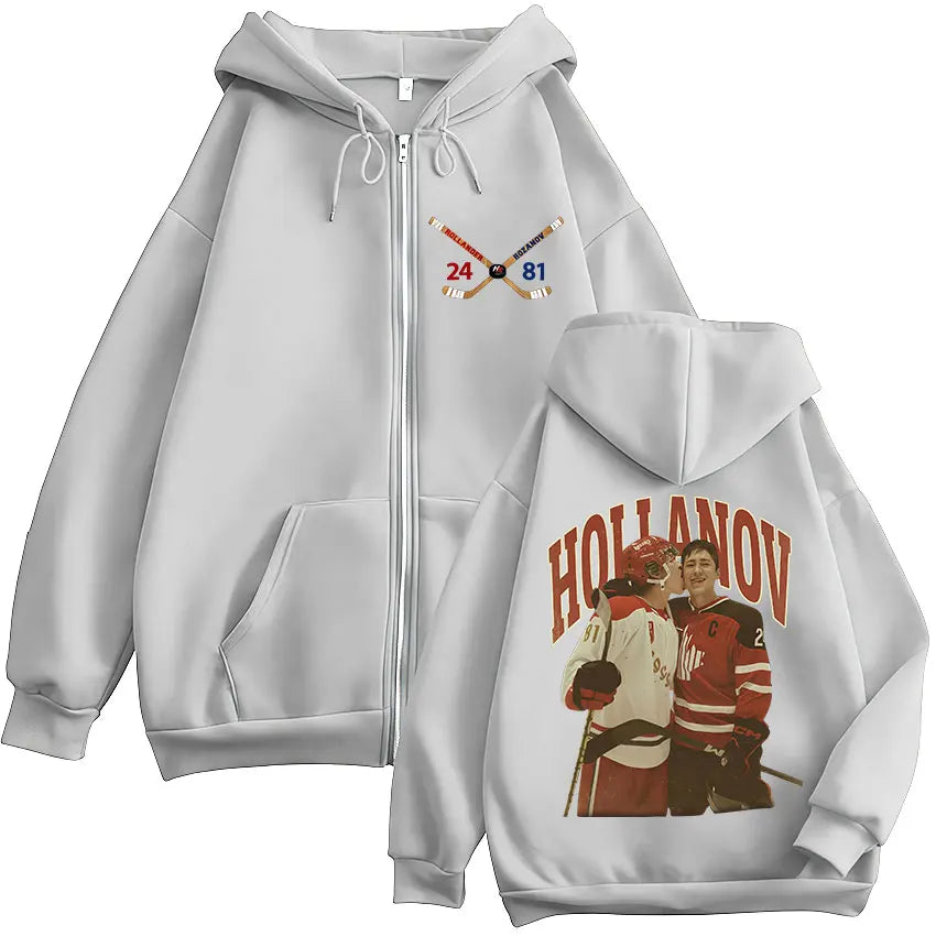 Zipper Hoodies Men - Casual Streetwear Hoodie With Full Opening & Fleece Jacket - ZOOMNSTORE