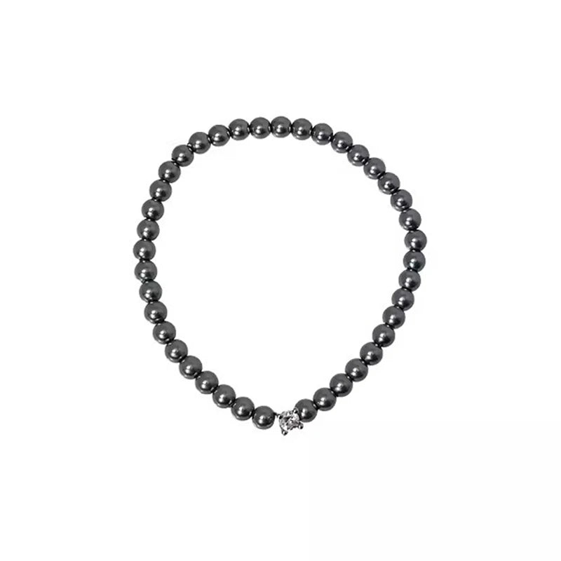 Elegant Handmade Zircon Pearl Bracelet - Retro Luxury Jewelry for Women - ZOOMNSTORE