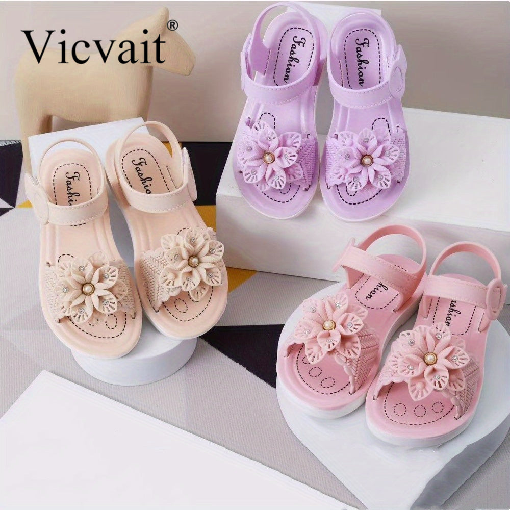 Girls Sandals - Soft Sole Anti-Slip Baby Shoes for Summer 2024 - ZOOMNSTORE