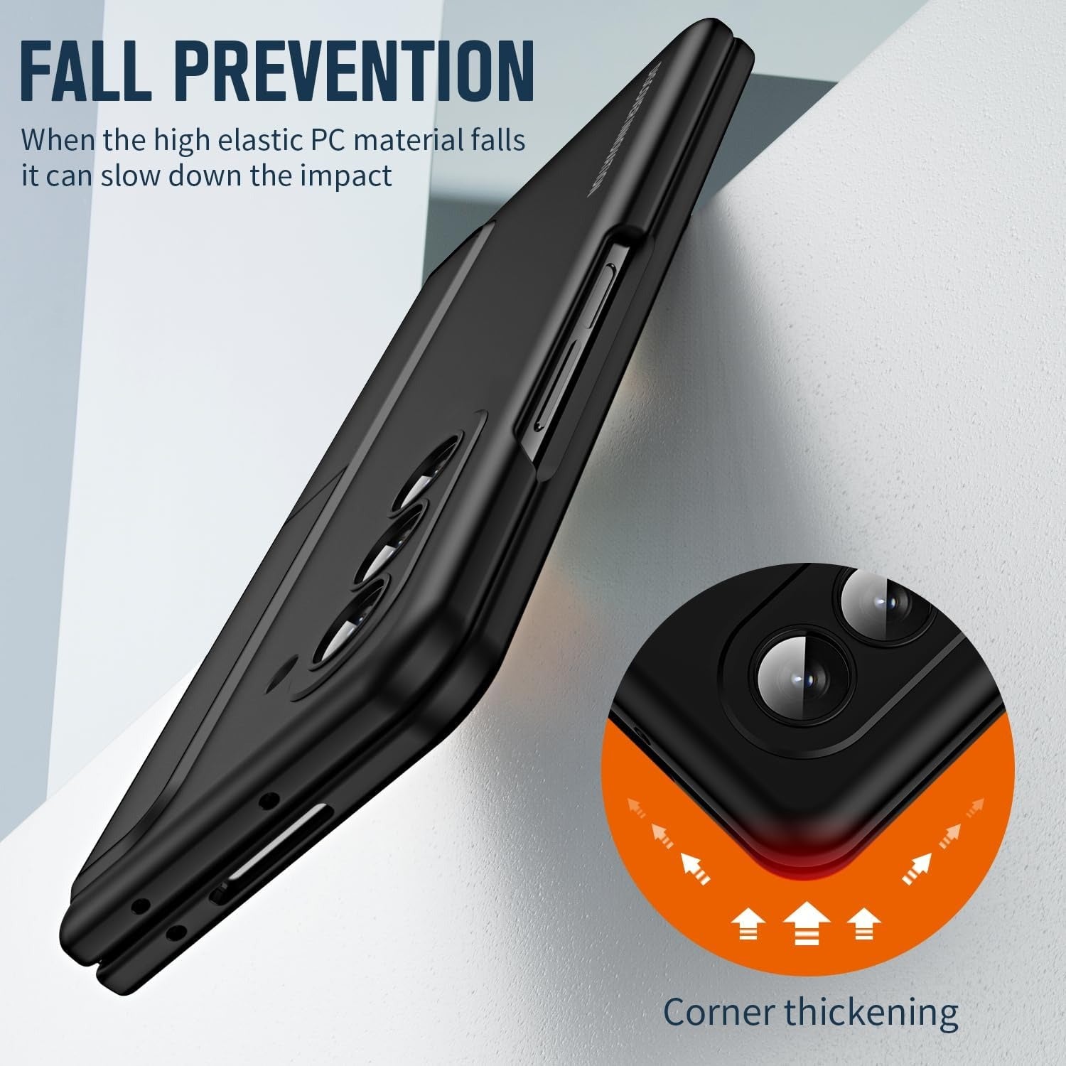 Samsung Galaxy Z Fold5 Slim S Pen Case - Protective Cover with Kickstand  Screen Protector - ZOOMNSTORE