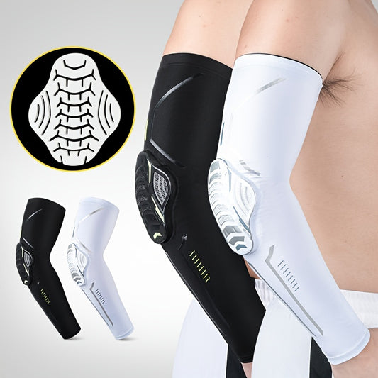 Sports Arm Sleeve - Compression Elbow Support with Honeycomb Pad for Basketball Football Cycling and Climbing - ZOOMNSTORE