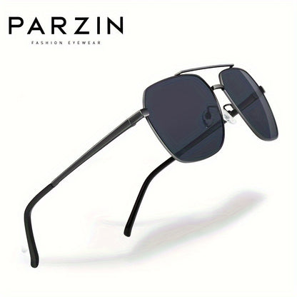 Mens Polarized Sunglasses - Full Rim Metal  Acetate Frame TAC Lens Casual Style for Fishing  Leisure Case Included - Model 6653 - ZOOMNSTORE