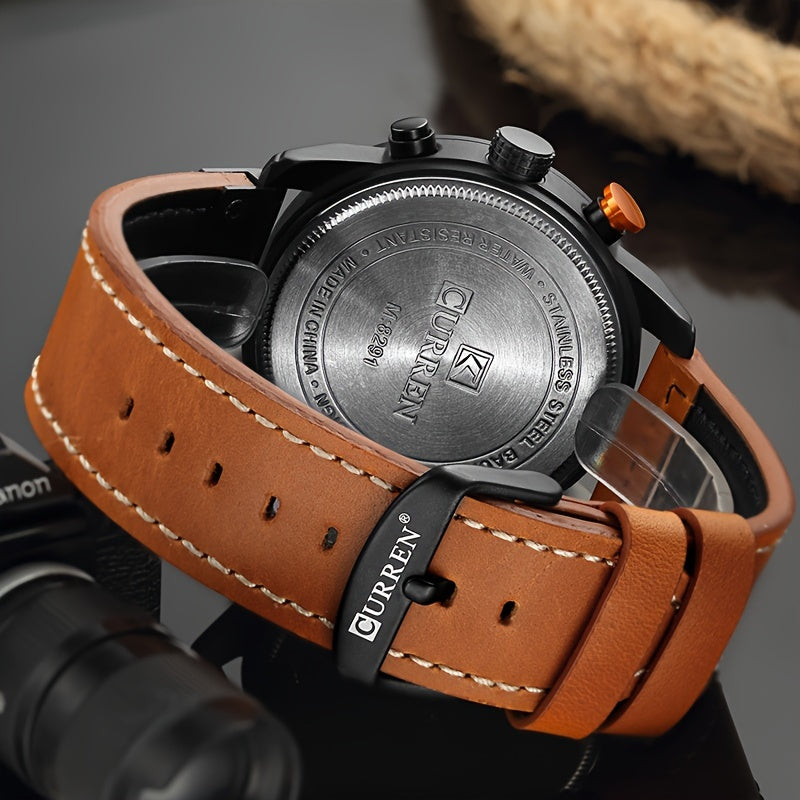 Mens Waterproof Chronograph Sports Watch with Date Function - ZOOMNSTORE