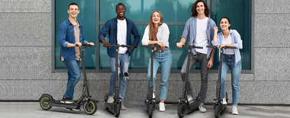 AOVOPRO New ESMAX Electric Scooter 500W 22MPH Adult APP Smart Scooter 28 miles Range Shock-absorbing Anti-skid Folding E-Scooter