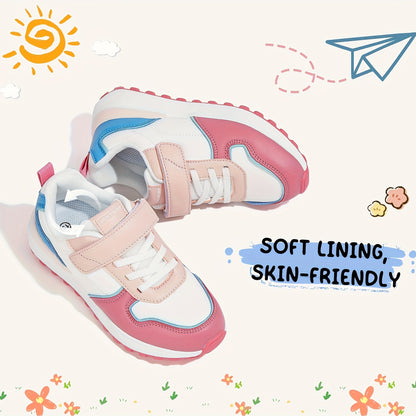 Kids Breathable Non-Slip Sneakers - Fashionable Hook Loop Design - ZOOMNSTORE