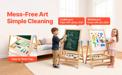 SucceBuy Standing Magnetic Drawing Board WordPad Art Easel with Painting Accessories Children Educational Toys for Kids Boy Girl