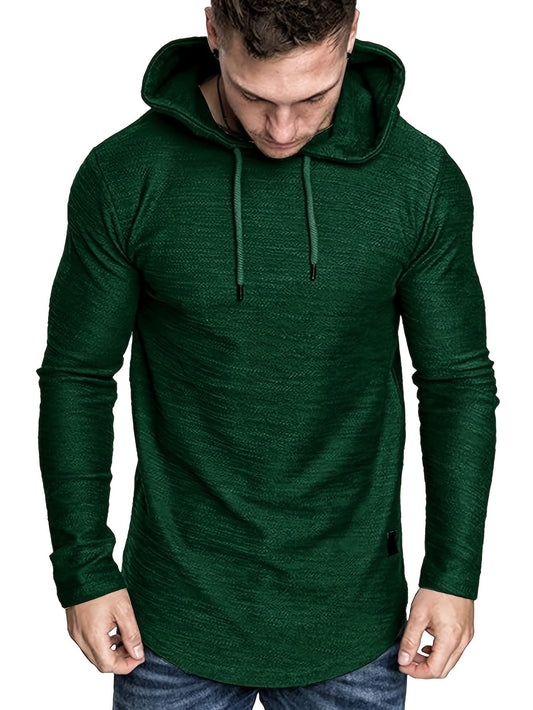 Mens Long-Sleeved Sports T-Shirt - Casual Fitness Running Top - ZOOMNSTORE