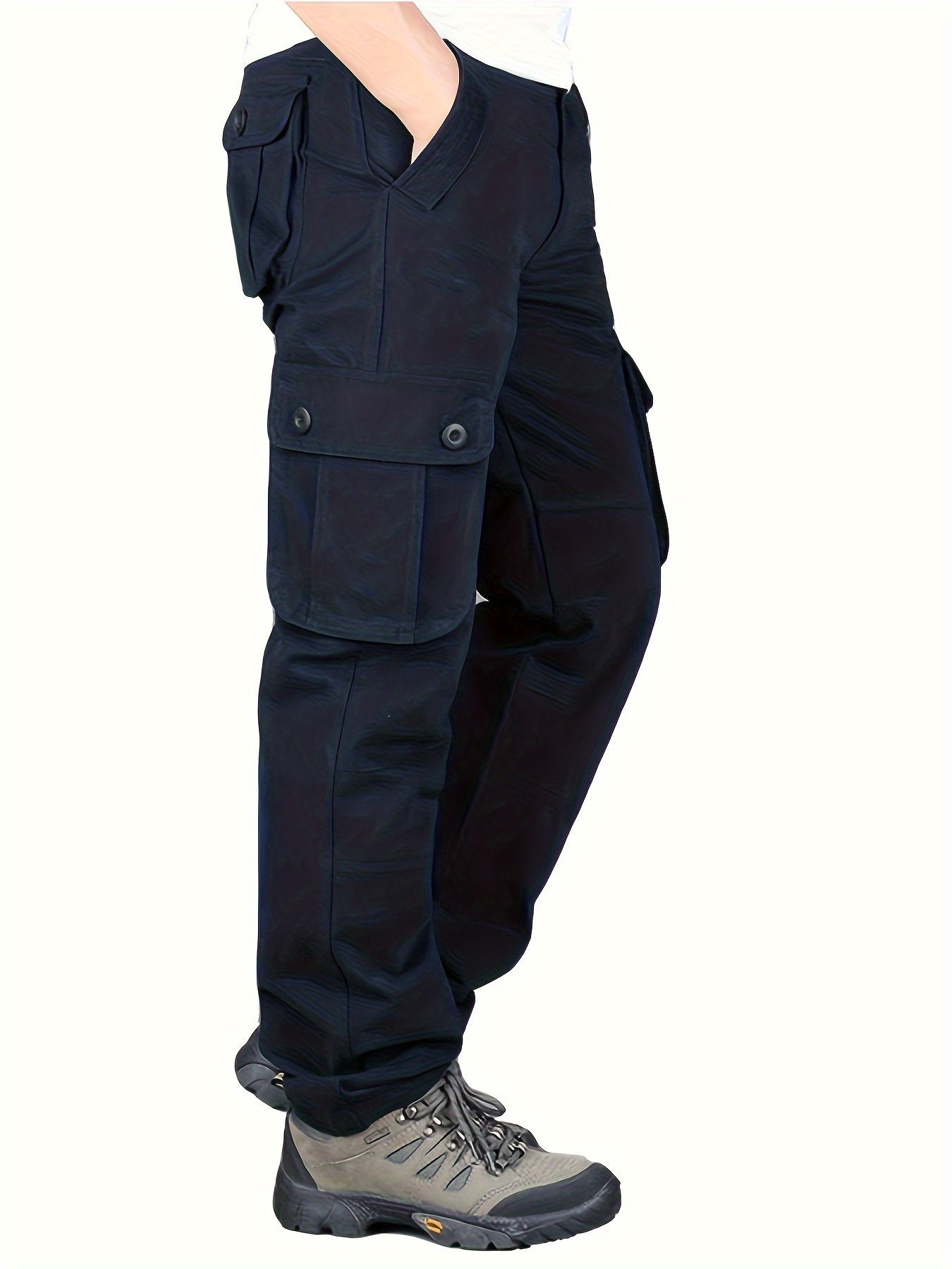 Mens Tactical Cargo Trousers - 100 Cotton Outdoor Work Pants - ZOOMNSTORE