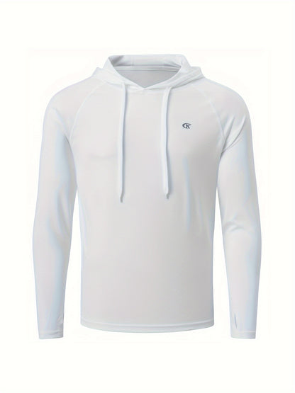 One Hooded Sweatshirt for Beach Jogging Summer Men's Sunscreen And Sweat Absorbent Hooded Sweatshirt, For Beach Jogging Training - ZOOMNSTORE