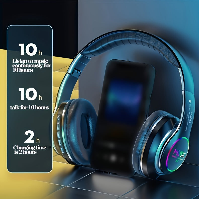 Wireless Earphones - Lightweight Deep Bass Gaming Headphones with Microphone - ZOOMNSTORE