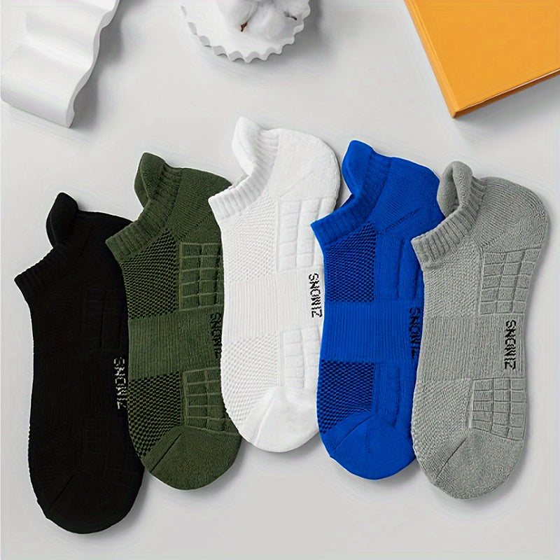 Unisex Cotton Boat Socks - Breathable Ankle Socks for SpringSummer - ZOOMNSTORE