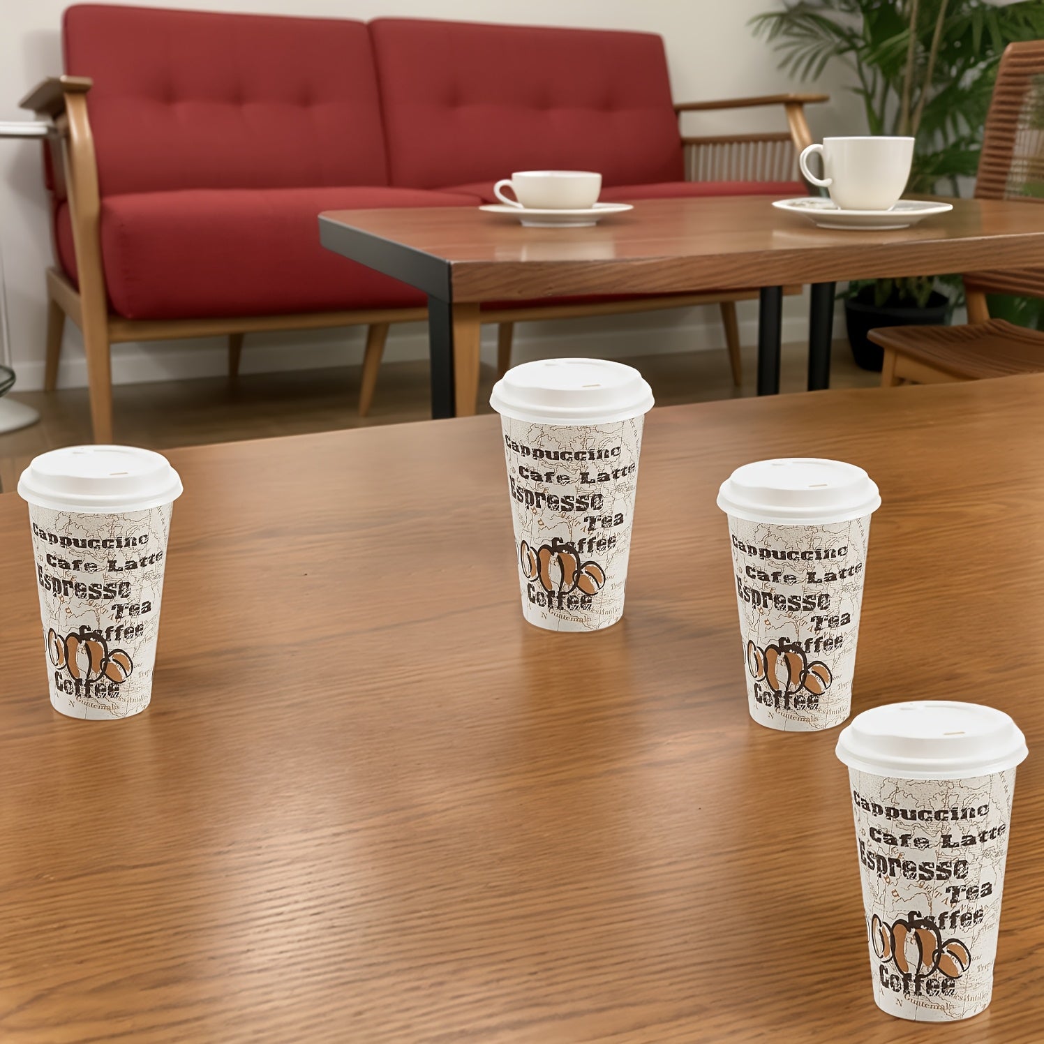 Insulated Leak-Proof Cups - 300-Count 16oz Hot  Cold Drink Lids - ZOOMNSTORE