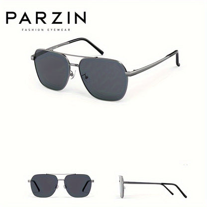 Mens Polarized Sunglasses - Full Rim Metal  Acetate Frame TAC Lens Casual Style for Fishing  Leisure Case Included - Model 6653 - ZOOMNSTORE