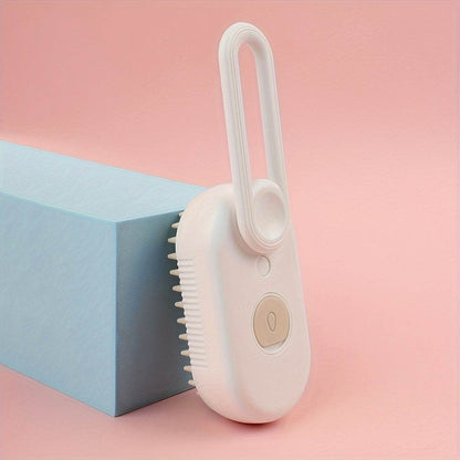 Easy to Use No-Rinse Pet Cleaning Brush, Steam Fluff Removal Massage Comb with Anti-Static Function for Dog and Cat Grooming - ZOOMNSTORE