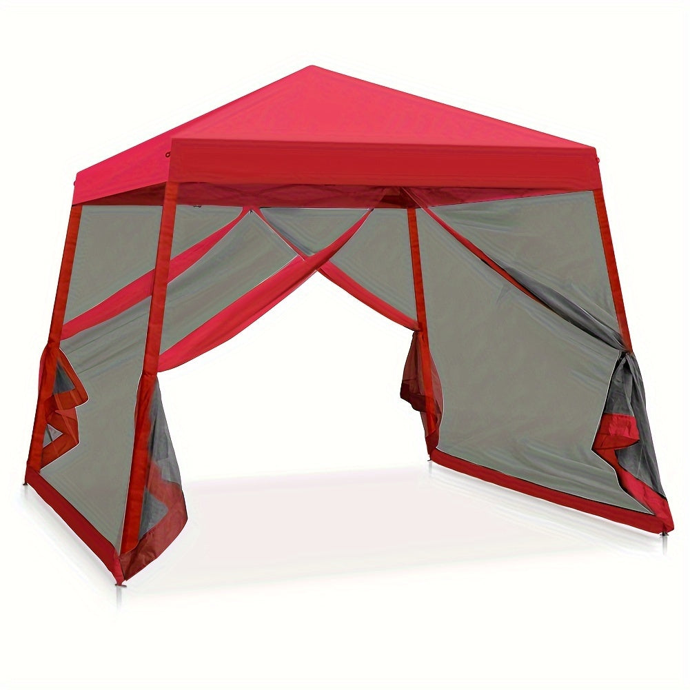 10x10 Pop Up Canopy Tent with Mosquito Netting - ZOOMNSTORE