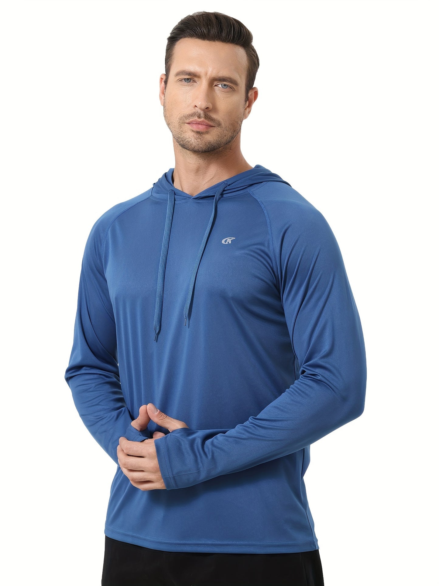One Hooded Sweatshirt for Beach Jogging Summer Men's Sunscreen And Sweat Absorbent Hooded Sweatshirt, For Beach Jogging Training - ZOOMNSTORE