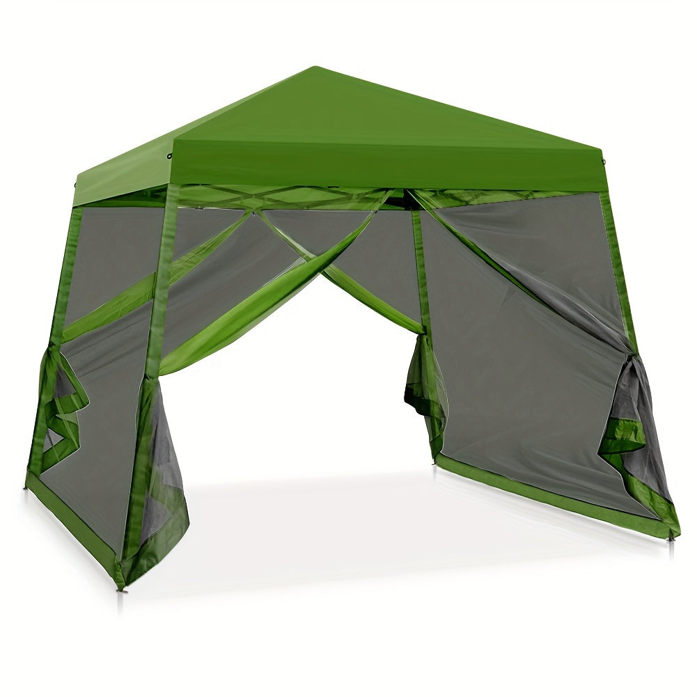 10x10 Pop Up Canopy Tent with Mosquito Netting - ZOOMNSTORE