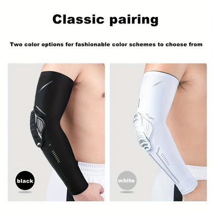 Sports Arm Sleeve - Compression Elbow Support with Honeycomb Pad for Basketball Football Cycling and Climbing - ZOOMNSTORE