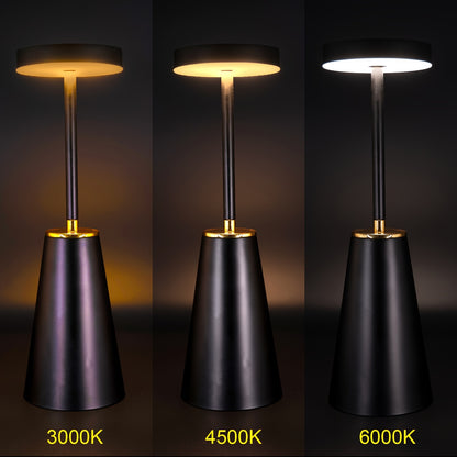 Cordless Touch Table Lamps - Dimmable USB Rechargeable Nightstand Lights for Bedroom Camping Office and Living Room - ZOOMNSTORE