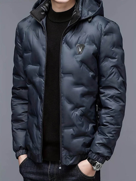 Men's Jacket with Hooded Windbreaker - ZOOMNSTORE