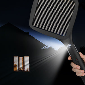 Mafiti Electric Fly Swatter Rechargeable Mosquito Zapper Bug Zapper Racket Fly Killer Indoor Outdoor Light Camping Accessories