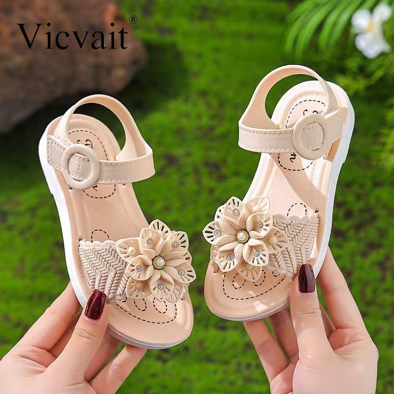 Girls Sandals - Soft Sole Anti-Slip Baby Shoes for Summer 2024 - ZOOMNSTORE