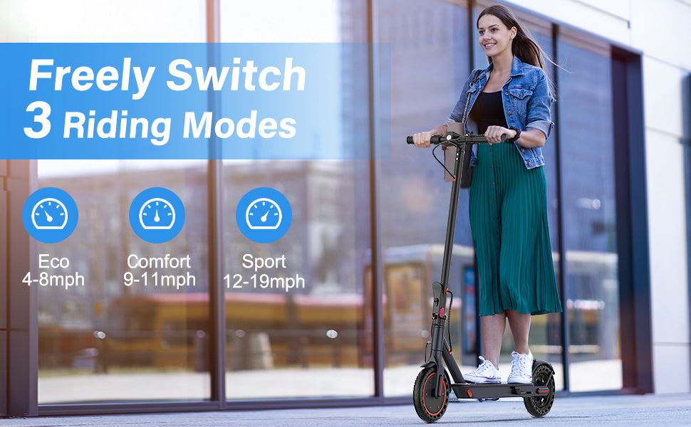 AOVOPRO LADPED LP60 Electric Scooter 350W 19mph Max Speed 8.5inch tire Folding Electric Scooter 16miles Max Range for Adult