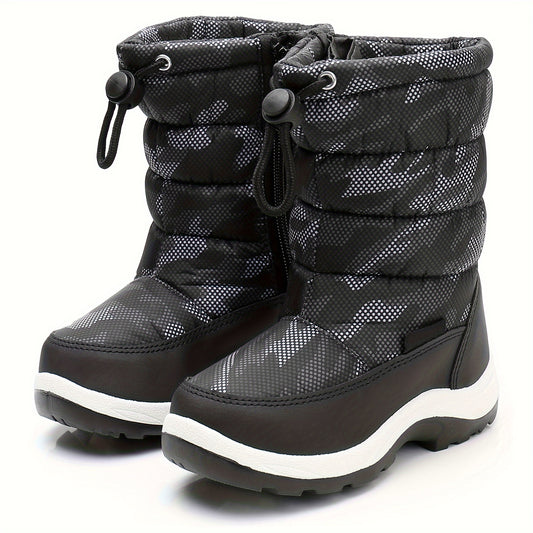 Water-Resistant Kids Winter Snow Boots - Cold Weather Footwear - ZOOMNSTORE