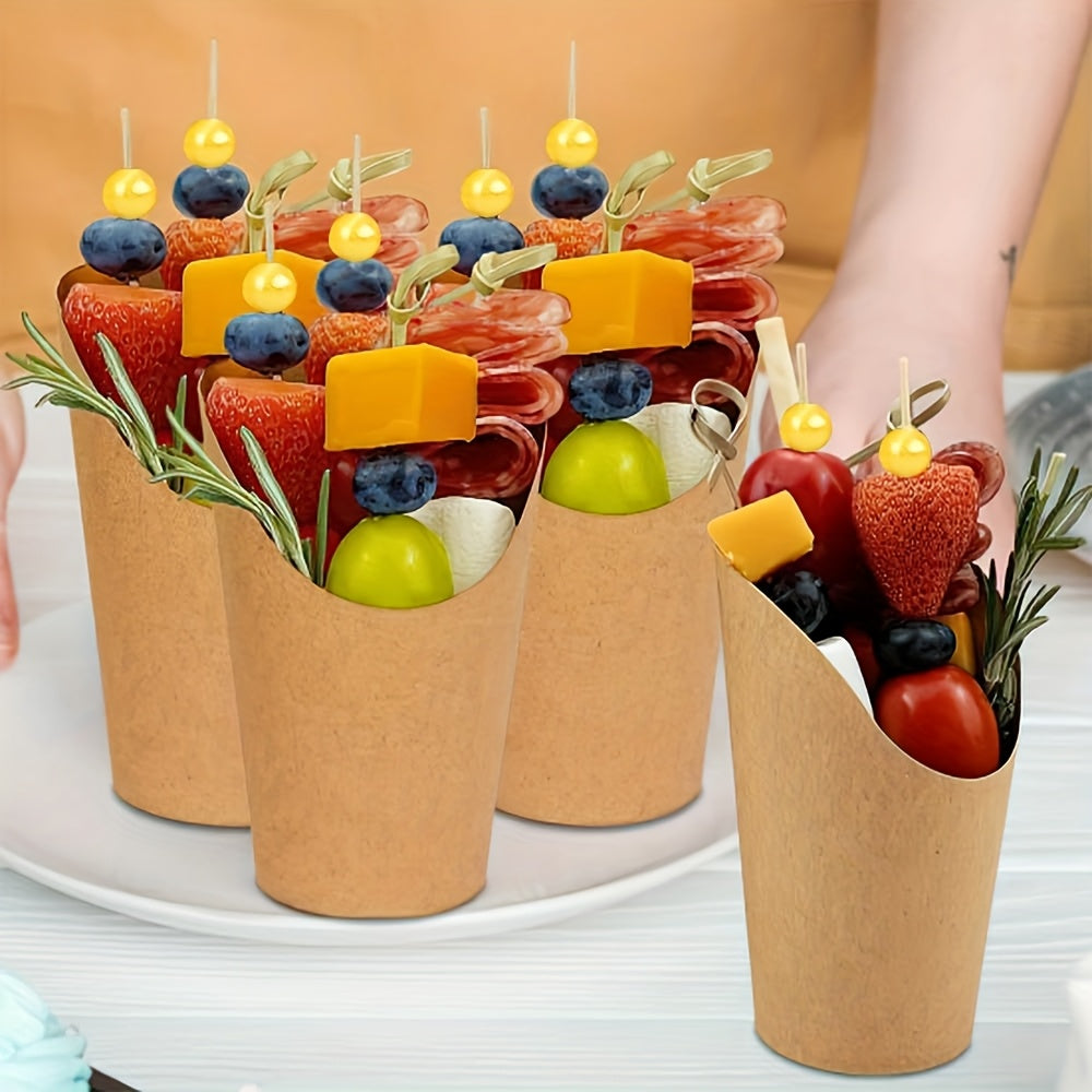 440pcs Cocktail Party Kit - Golden Cups Pearl Picks Skewers  Takeout Bags for Celebrations - ZOOMNSTORE