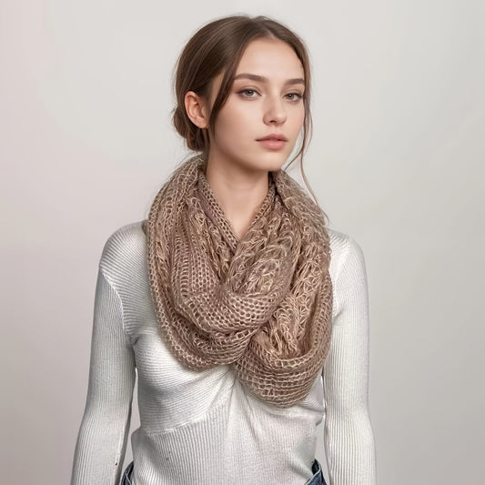 Cozy Infinity Scarf - Soft  Stylish Layering Piece Warm  Comfortable - ZOOMNSTORE