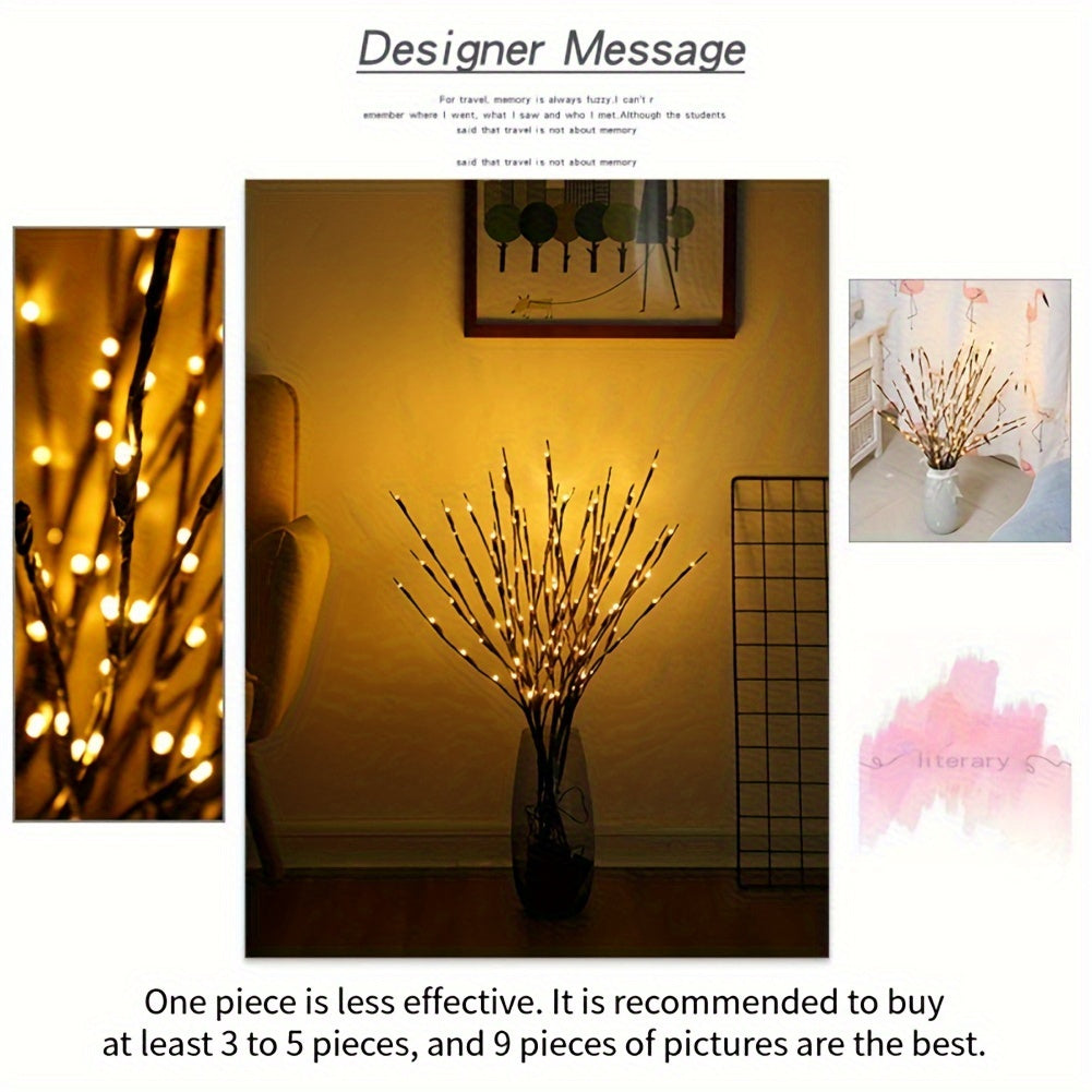 20-Light Nordic Branch Lamp - Simulated Decorative Lighting - ZOOMNSTORE