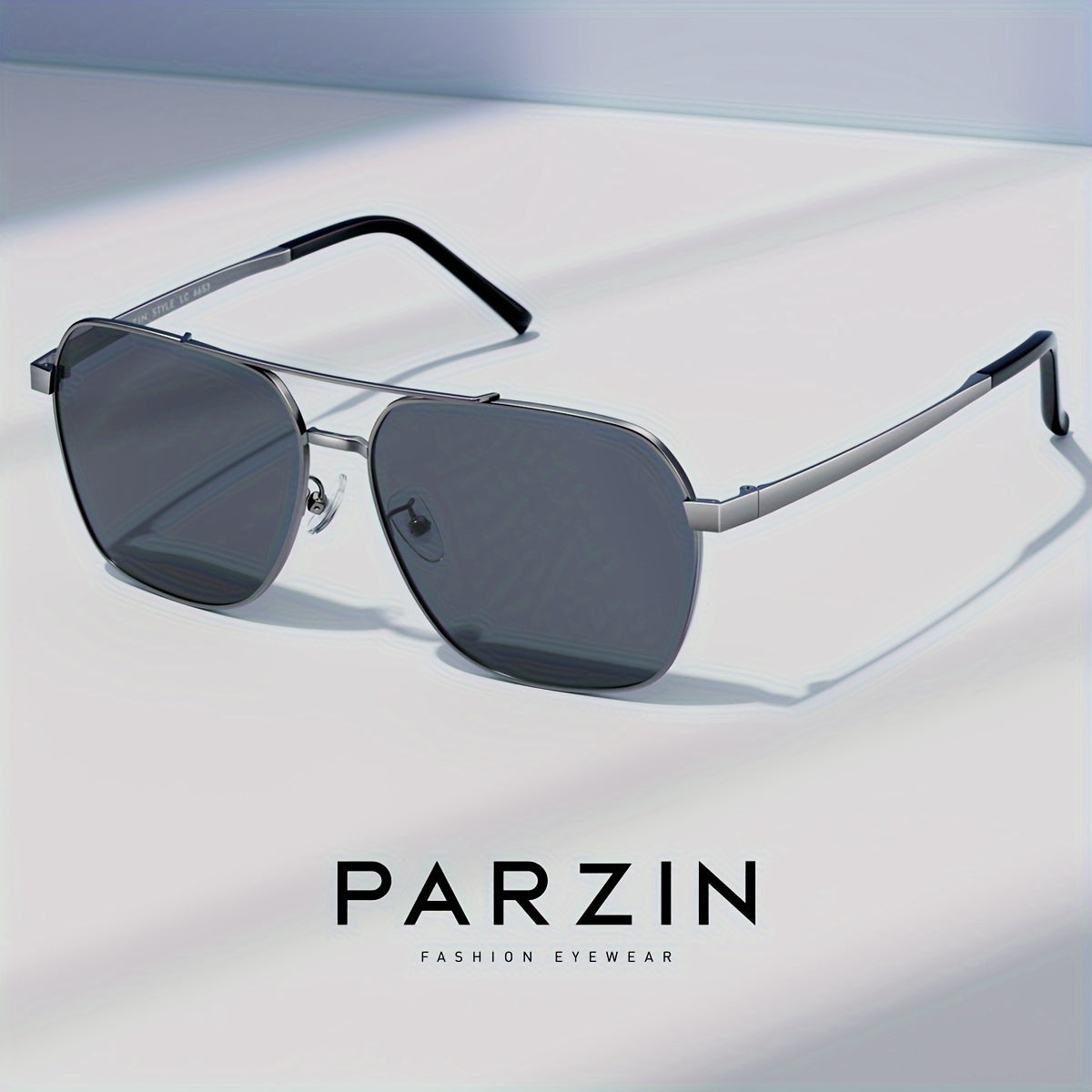 Mens Polarized Sunglasses - Full Rim Metal  Acetate Frame TAC Lens Casual Style for Fishing  Leisure Case Included - Model 6653 - ZOOMNSTORE