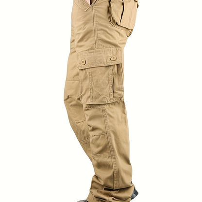Mens Tactical Cargo Trousers - 100 Cotton Outdoor Work Pants - ZOOMNSTORE