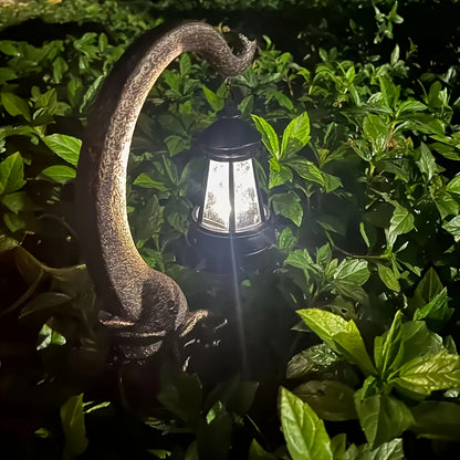Solar Elephant Statue - Outdoor Garden Sculpture with LED Lights for Home Decoration - ZOOMNSTORE