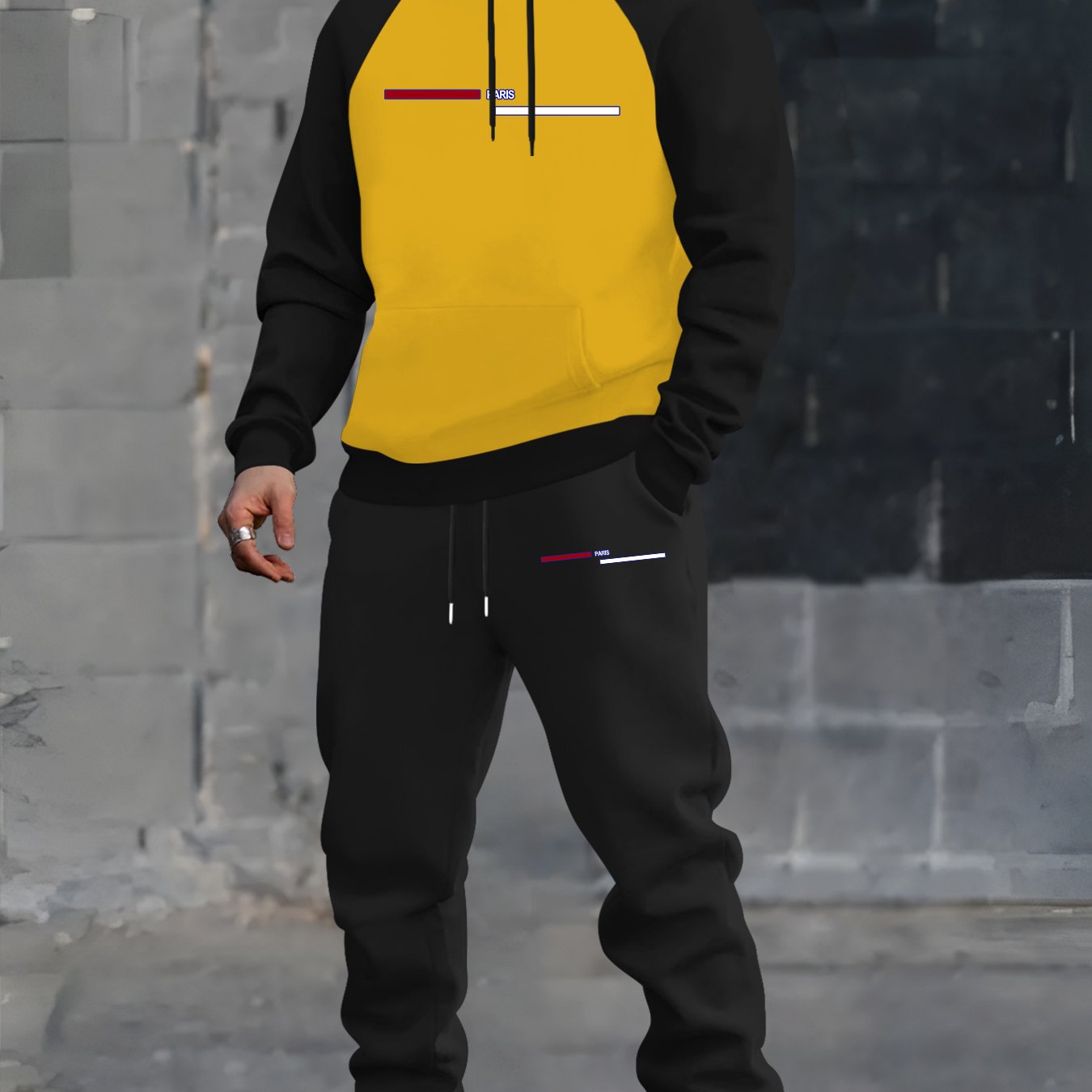 Unisex Fall Knit Hoodie and Pants Set - Casual Sportswear for Adults - ZOOMNSTORE