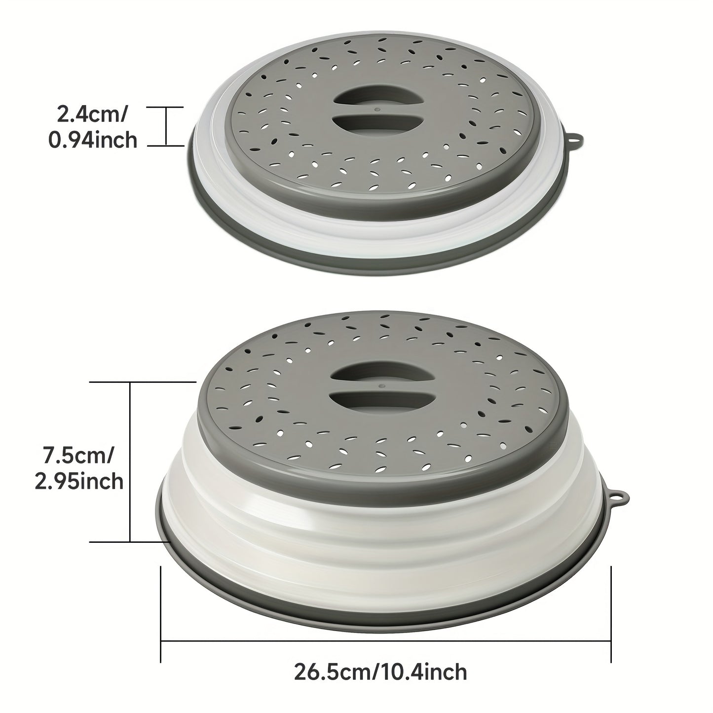 Foldable Microwave Lid - Kitchen Tool for Food Reheating and Meal Prep - ZOOMNSTORE