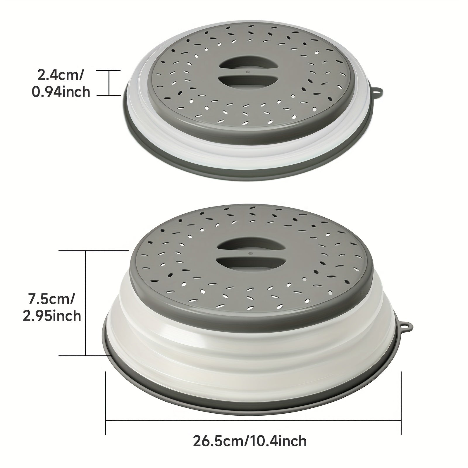 Foldable Microwave Lid - Kitchen Tool for Food Reheating and Meal Prep - ZOOMNSTORE