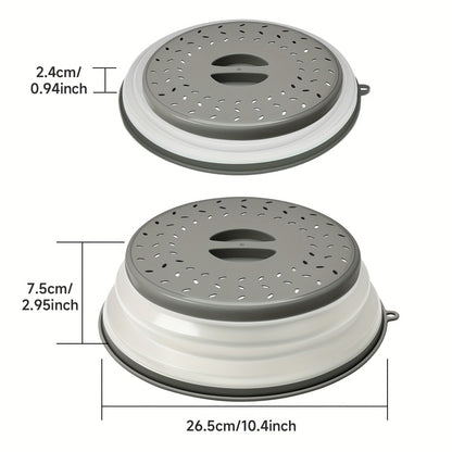 Foldable Microwave Lid - Kitchen Tool for Food Reheating and Meal Prep - ZOOMNSTORE