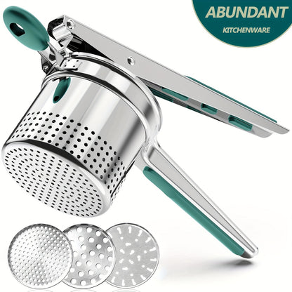 Large Silicone Potato Masher with Side Hole 15oz Efficient Grinder  Anti-Slip Handle - ZOOMNSTORE