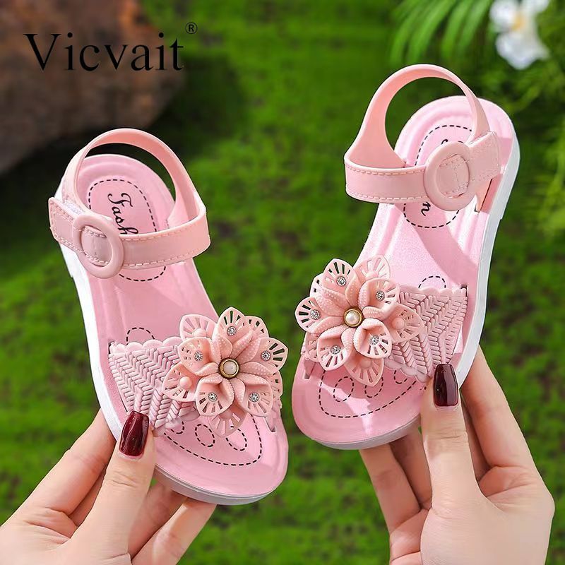 Girls Sandals - Soft Sole Anti-Slip Baby Shoes for Summer 2024 - ZOOMNSTORE