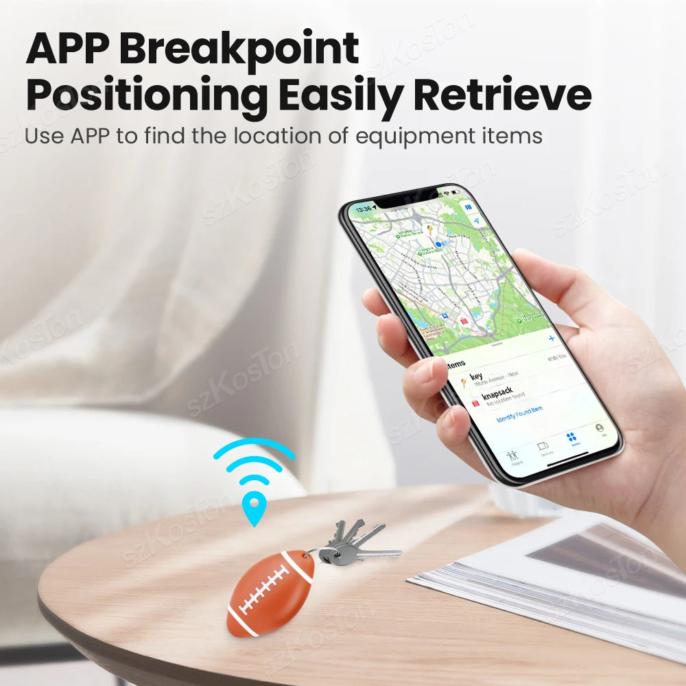 iOS Bluetooth GPS Tracker - Mini Smart Tag for Kids Pets Wallets Keys - ZOOMNSTORE