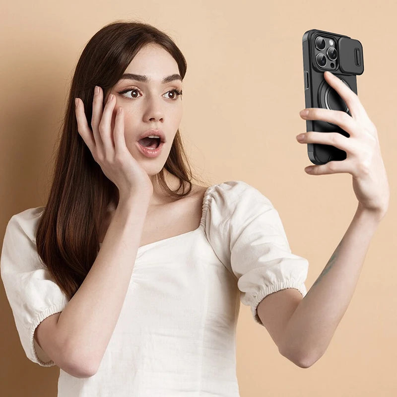 iPhone 16 Pro Max Case – Shockproof Phone Cover With Rotating Car Holder & Hidden Metal Ring - ZOOMNSTORE